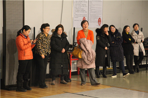 12学院领导观看比赛