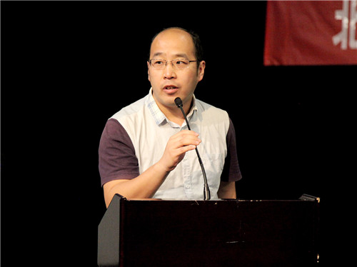 5合作企业代表北京世纪杰创教育科技有限公司总监黄杰发言