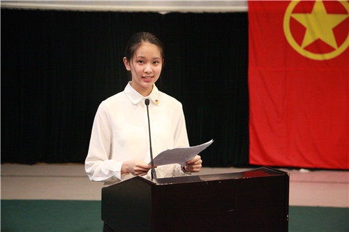 7.新团员代表蒋乐发言