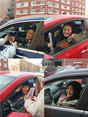 6老师们接受祝福