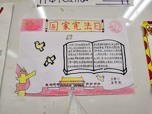 15中专民舞19  宪法学习海报