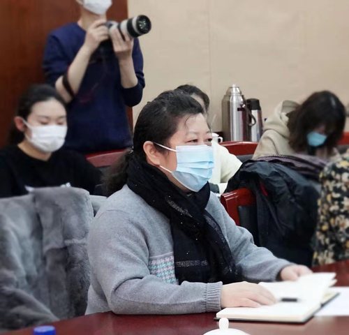 北京戏曲艺术职业学院院长黄珊珊讲话