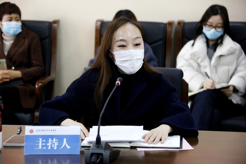 3学生处负责人 李洋 发言