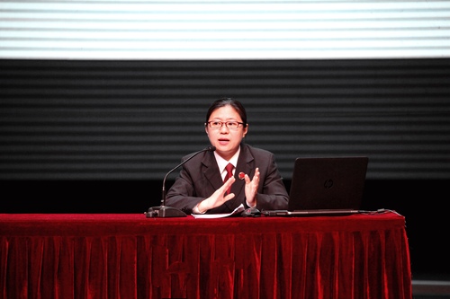 讲座主讲人 市检二分院第一检察部检察官王巍