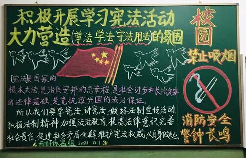 各班绘制板报 (4)