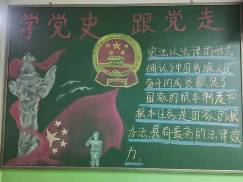 各班绘制板报 (5)