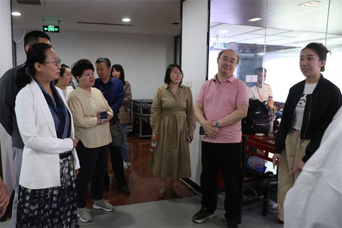 参观北京皮影剧团