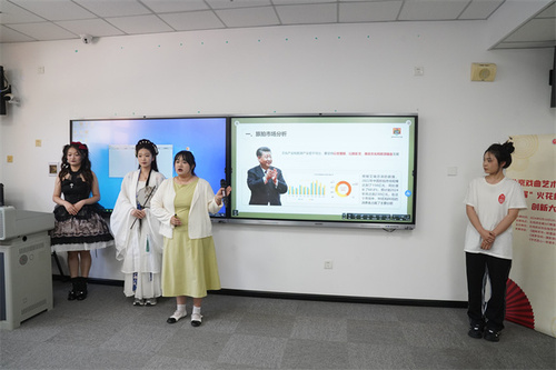 《造梦空间—摄影旅拍工作室》项目团队路演现场