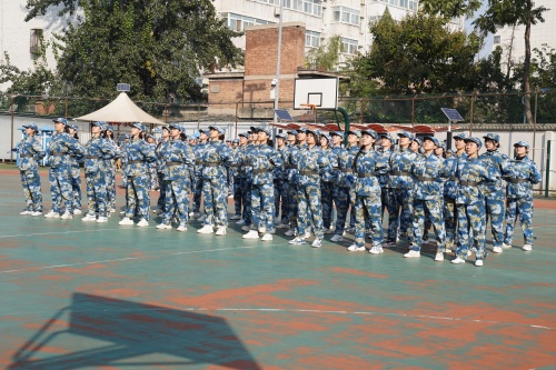 9军训队列会操表演